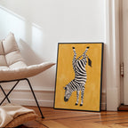 Upside Down Zebra Poster – i rum 5